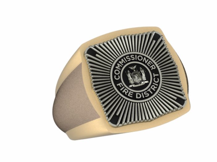 Mens Fire Department Commissioner Ring 1