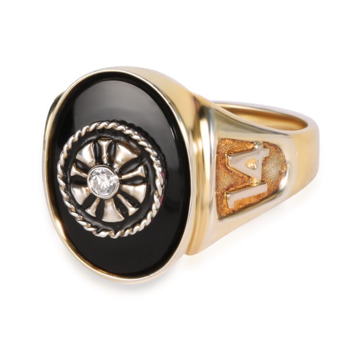 Mens Fire Department Chief Ring - 5 Horns 3