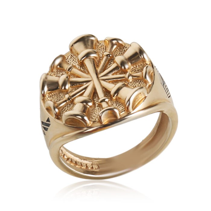 Mens Fire Department Chief Ring - 5 Horns (Copy) 2