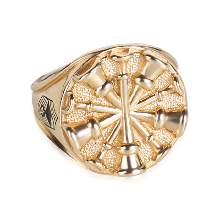 Mens Fire Department Chief Ring - 5 Horns (Copy) 1